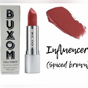 Buxom Plumping Lipstick Full Force- Discontinued Shade: Influencer (Full Size)